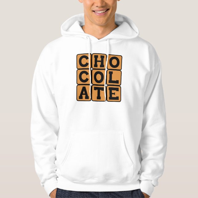 Sudadera Chocolate, Postre Dulce (Anverso)