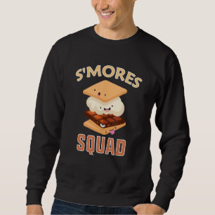 Sudadera Chocolate Smore Camping Fuego Exterior Smores Squ
