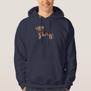 Sudadera Chocolate Y Tan Dapple Corto Pelo Dachshund Perro