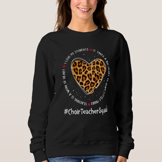 Sudadera Choir Teacher Squad Admin Apreciation Week Back T (Anverso)