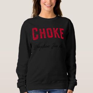 Sudadera Choke Brazil Jiu Jitsu Mma Bjj White