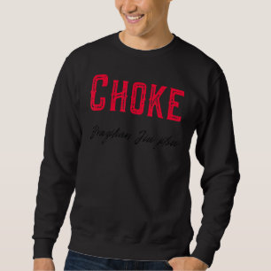 Sudadera Choke Brazil Jiu Jitsu Mma Bjj White