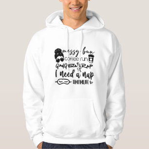 Sudadera Chongo desordenado carrera de café rap gangster ne