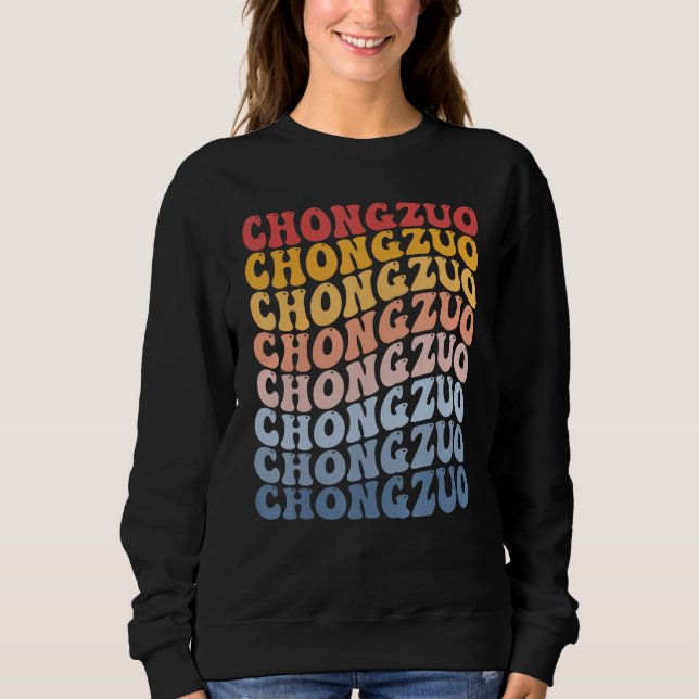 Sudadera Chongzuo City Groovy Retro (Anverso)
