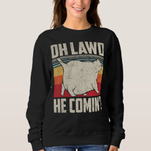 Sudadera Chonk Cat Scale Meme estilo retro Gatos vintage Me