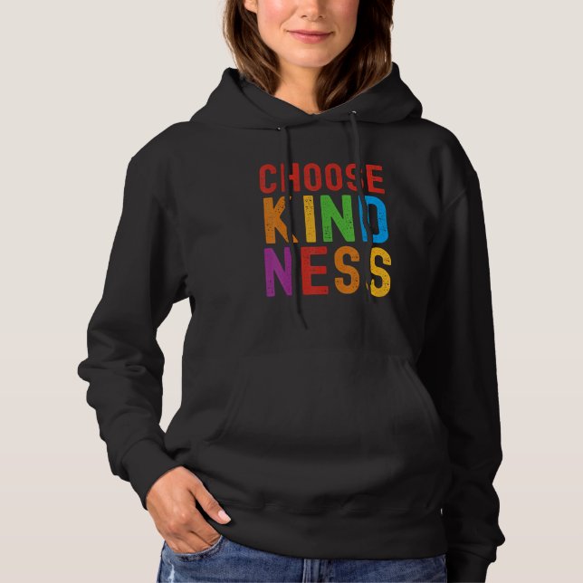 Sudadera Choose Kindness Unity Well Being (Anverso)
