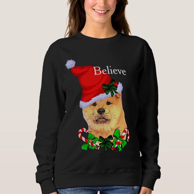 Sudadera Chow Chow Navidades Merry (Anverso)