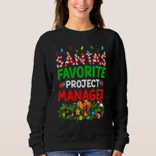 Sudadera Chr de Xmas Lighting Santa's Favorite Project Mana