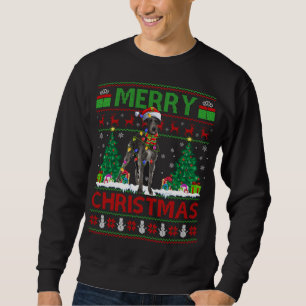 Sudadera Chris, el lobo irlandés feo que ilumina Santa Hat