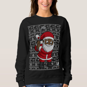 Sudadera Chris Feo del Black African American Santa Claus G