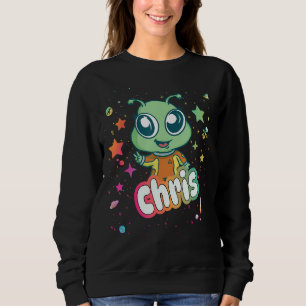 Sudadera CHRIS - Nombre de niño pequeño con un extraño lind