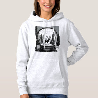 Sudadera Chrismas deer and trees hoodie for women