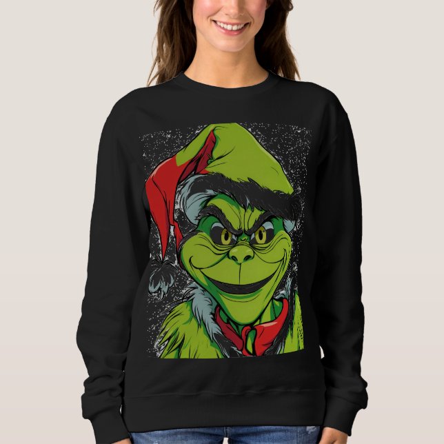 Sudadera Chrismas grinch sweat-shirt for women  (Anverso)