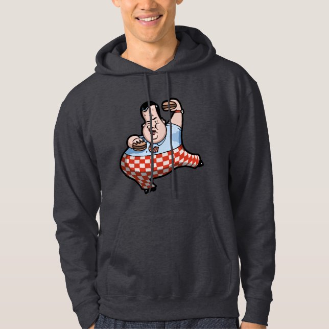 Sudadera Chrispy quebradizo Prez de hamburguesas (Anverso)