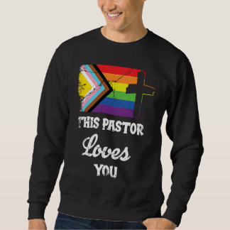 Sudadera Christian Ally Inclusive Pride Clergy This Pastor 