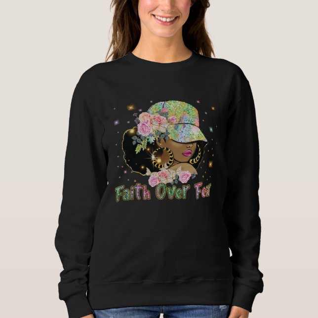 Sudadera Christian Faith Over Fear family reunion Inspirati (Anverso)