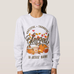 Sudadera Christian GRATIFICADO GRACIAS FELICITADO Día de Gr