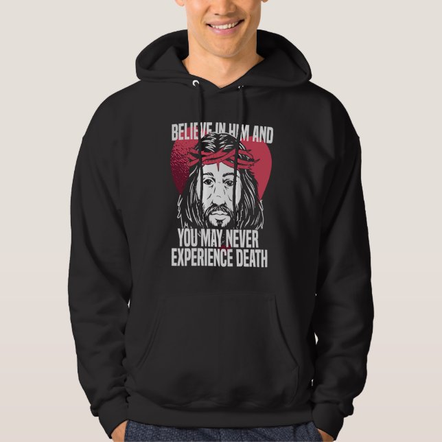 Sudadera Christian Heart Jesus  Catholic Bible Religion Chr (Anverso)