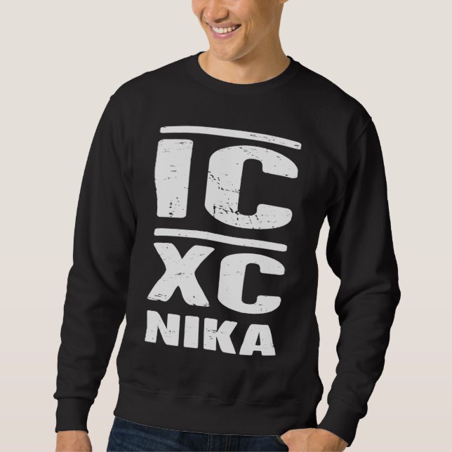 Sudadera Christian IC XC NIKA  Distressed Eastern Orthodox (Anverso)