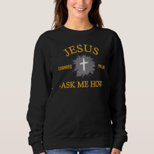 Sudadera Christian Jesus Cambió Mi Vida