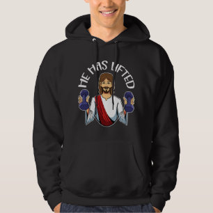 Sudadera Christian Jesus Workout Navidades Funny Gym Liftin