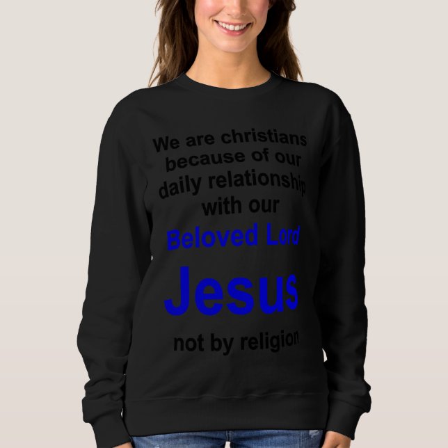 Sudadera Christian lifestyle Multilingual Series English ve (Anverso)