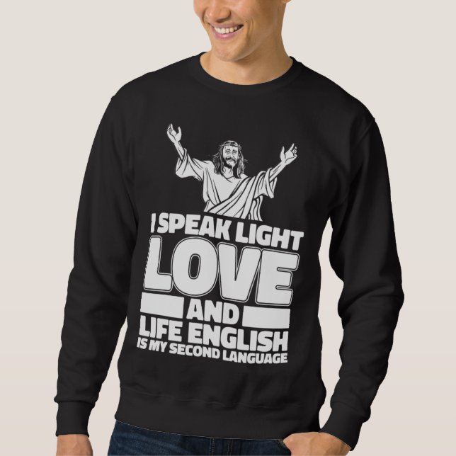 Sudadera Christian Love  Religion Jesus Bible Catholic Chri (Anverso)