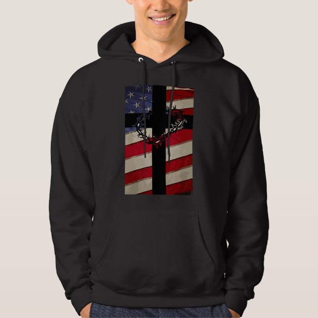 Sudadera Christian Patriotic - New Christianity (Anverso)