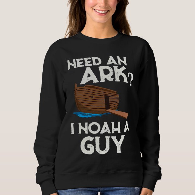 Sudadera Christian  Religion Humor  Religious Noah's Ark (Anverso)