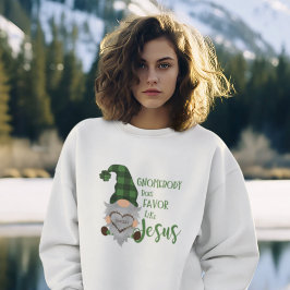 Sudadera Christian St. Patrick's Gnome cute el blanco de la