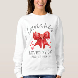 Sudadera Christian Valentine LAVISHLY LOVLY Coquette Bow