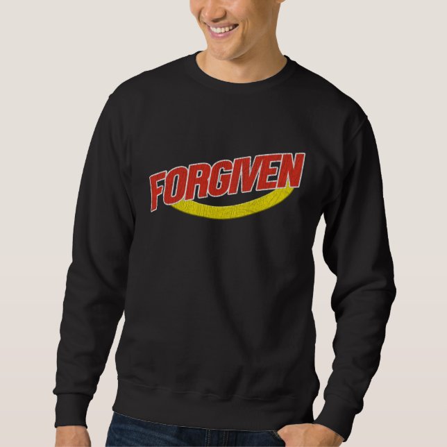 Sudadera Christian   Vintage Forgiven Christian Graphic (Anverso)