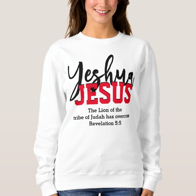 Sudadera Christian YESHUA JESUS (Anverso)
