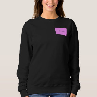 Sudadera Christianality defined on the back long sleeve T