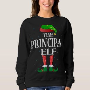 Sudadera Christma, Principal Elf, Funny Mating Pajama Group