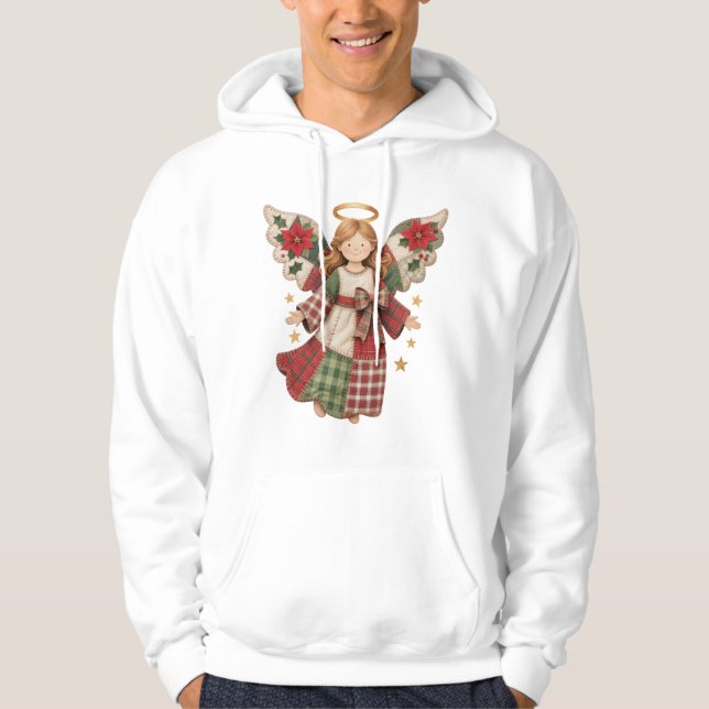 Sudadera Christmas Angel with Golden Stars (Anverso)