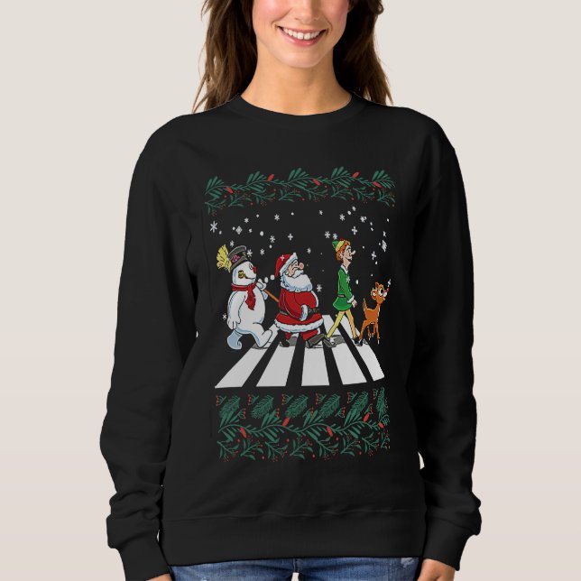 Sudadera Christmas Arbey Road  Christmas (Anverso)