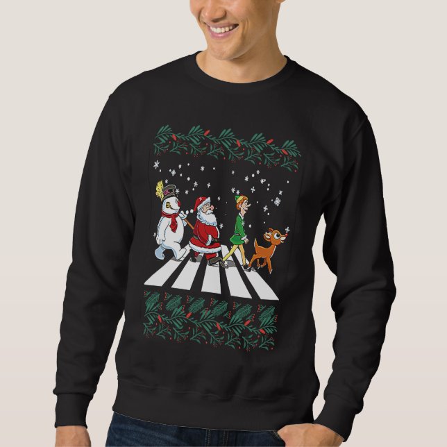 Sudadera Christmas Arbey Road  Christmas (Anverso)