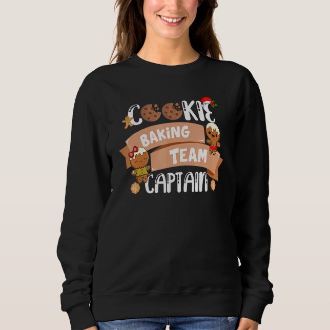 Sudadera Christmas Baking Team Captain Cookie Gingerbread B (Anverso)