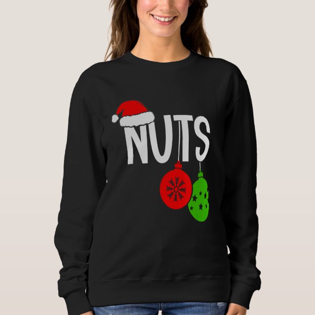 Sudadera Christmas Chest Nuts Christmas Couple Mr and Mrs L (Anverso)