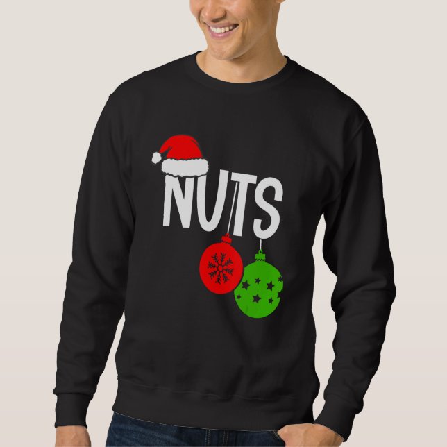 Sudadera Christmas Chest Nuts Christmas Couple Mr and Mrs L (Anverso)