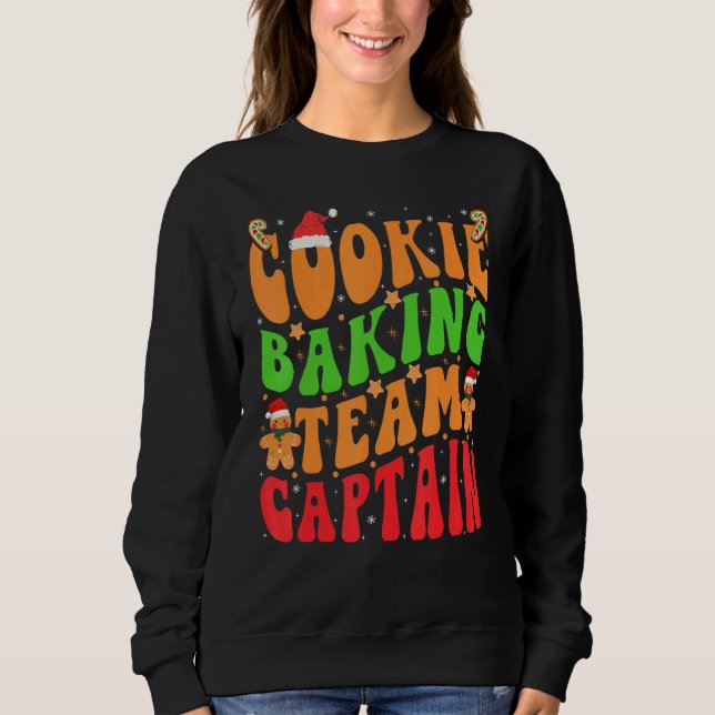 Sudadera Christmas Cookie Baking Team Captain (Anverso)