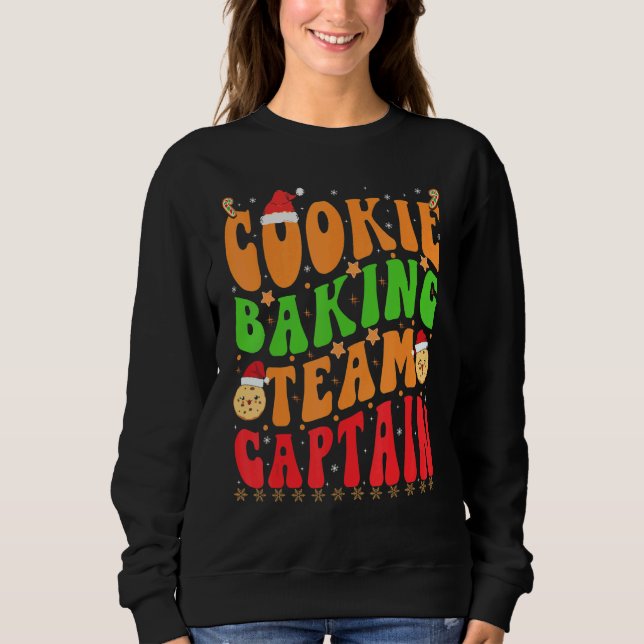 Sudadera Christmas Cookie Baking Team Captain Gingerbread X (Anverso)