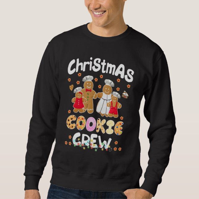 Sudadera Christmas Cookie Crew Matching family (Anverso)
