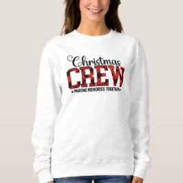 Sudadera Christmas CREW – Buffalo Plaid Matching Family