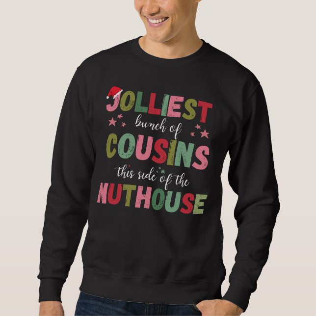 Sudadera Christmas Family Cousin Reunion Matching  (Anverso)