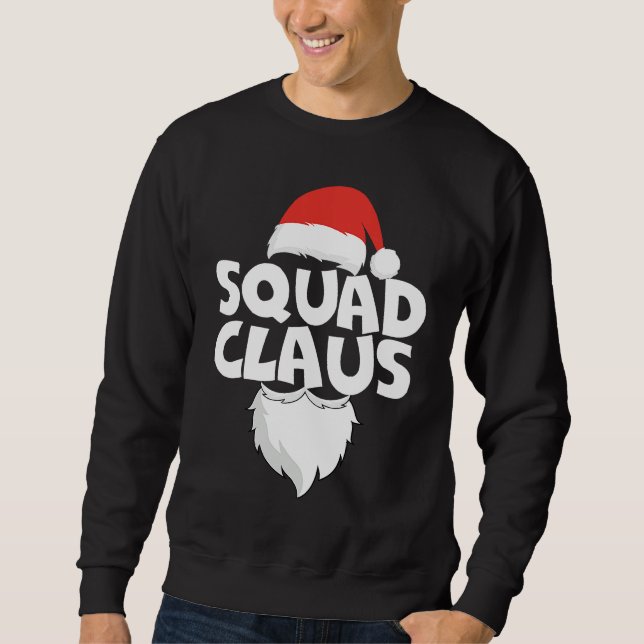 Sudadera Christmas Family Matching Pyjamas Pjs  Team Santa  (Anverso)