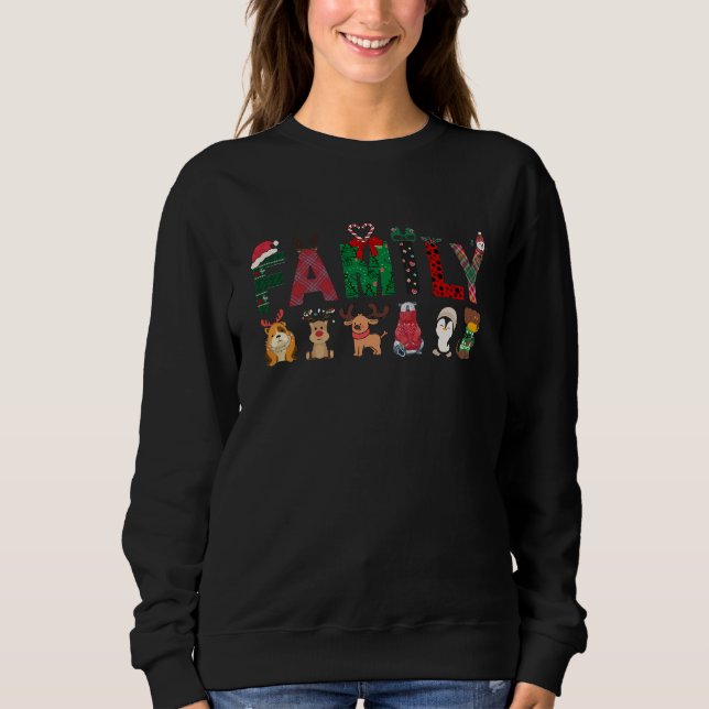 Sudadera Christmas Family Matching Shirts| holidayfamily  (Anverso)
