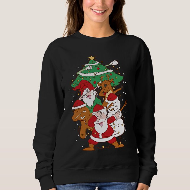 Sudadera Christmas Fun Santa Deer Elf Ginger (Anverso)