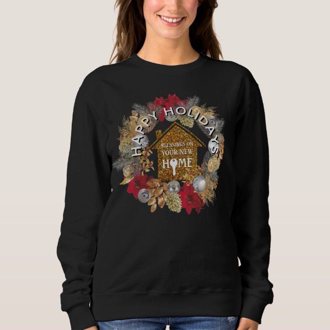 Sudadera CHRISTMAS Glitter Realtor Ugly Christmas (Anverso)